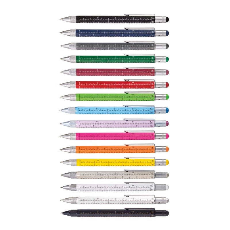 Troika Construction Ballpoint Pen, Neon Orange (PIP20NO) - Image 3